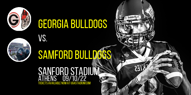 Georgia Bulldogs vs. Samford Bulldogs at Sanford Stadium
