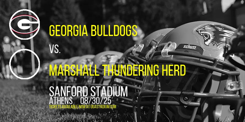 Georgia Bulldogs vs. Marshall Thundering Herd at Sanford Stadium