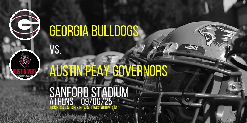 Georgia Bulldogs at Sanford Stadium